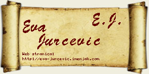 Eva Jurčević vizit kartica